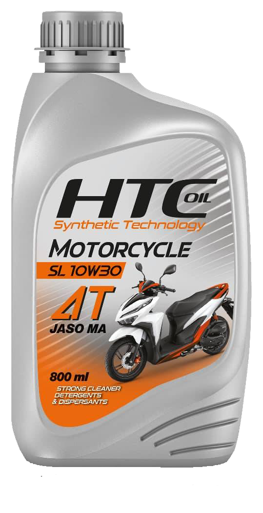 روغن موتور اچ تی سی (10W-30) HTC JASO MA مدل 4T SL حجم 800 سی سی