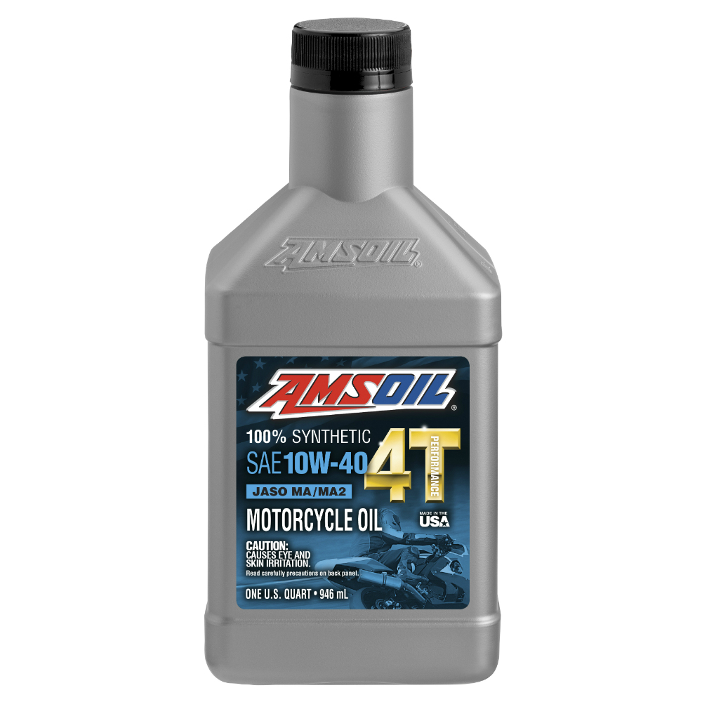 روغن موتورسیکلت  AMSOIL 10W40 oil motor 4T آمریکایی