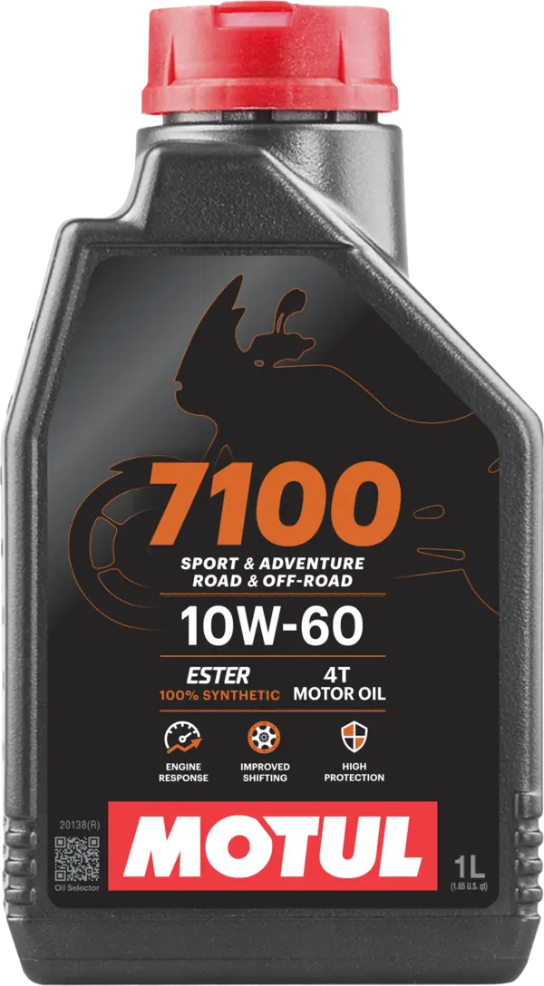 روغن موتور سیکلت موتول 7100 10W-60 SP یک لیتری اصلی