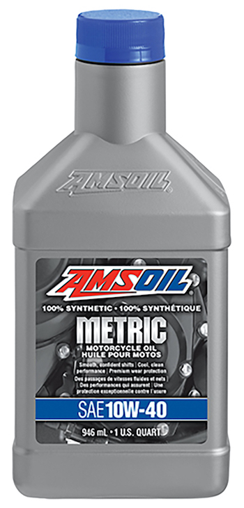 روغن موتورسیکلت AMSOIL 10W40 MOTORCYCLE METRIC آمریکایی