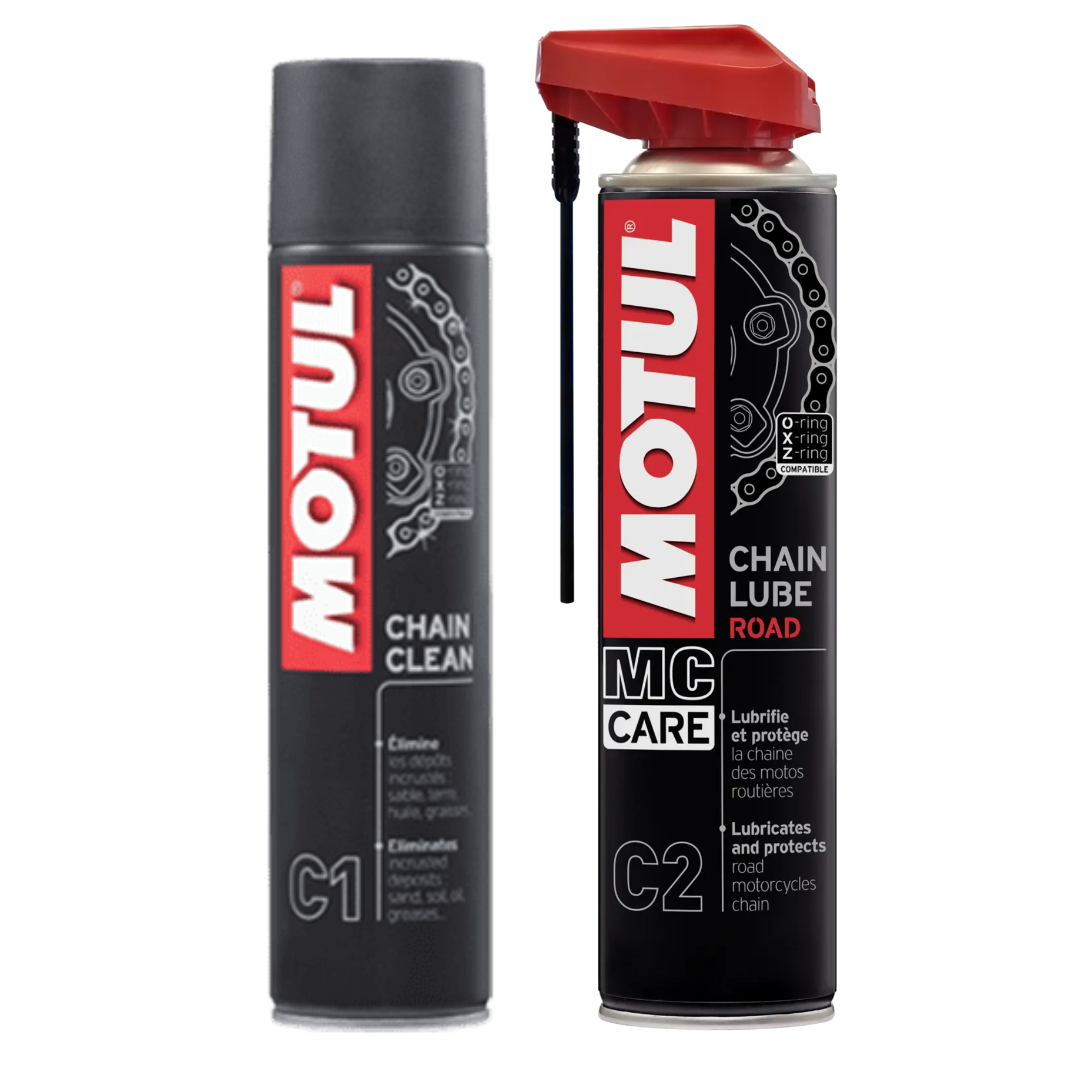 پک شست و شوی زنجیر موتور موتول MOTUL chain clean c1/c2 اصل